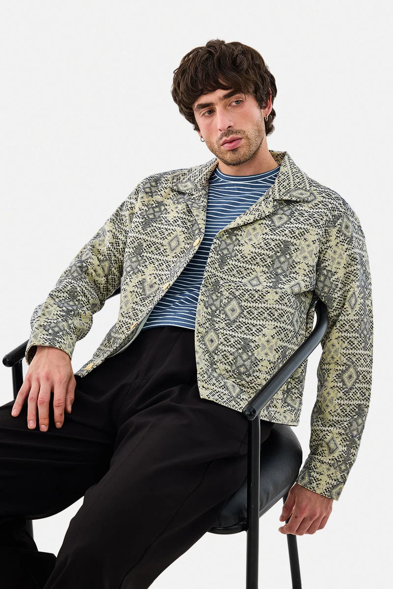 سنيتش Double Pocket Lapel Collar Jacket